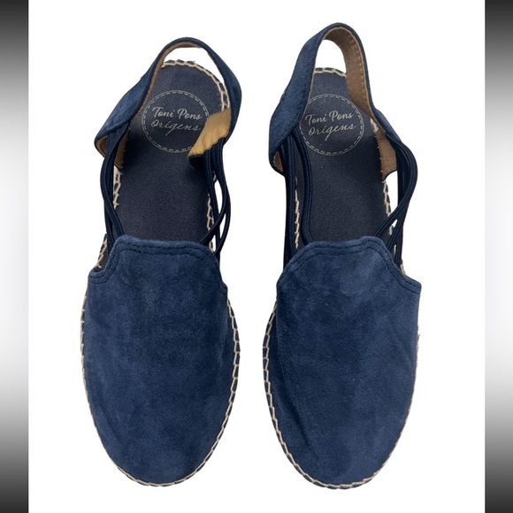 Toni Pons Espadrille In Denim Blue Size 36 US 6 - Picture 6 of 11